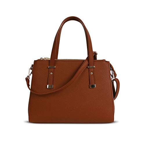 Bolso para Mujer con Aspecto de diseñador, 4 Compartimentos, Cierre de Cremallera y Asas de Agarre. Bolsa de Mano Multiusos con triturador para Mujer