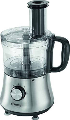 Bomann KM 1382 CB Robot de Cocina, INOX, 500 W, Plástico, Acero inoxidable