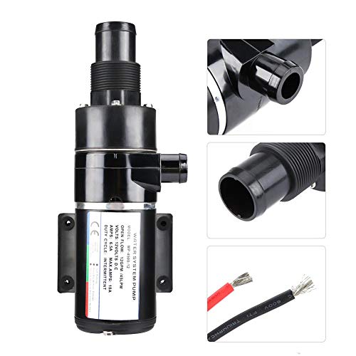 Bombas de agua sucia Qiilu Bomba sumergible de drenaje 18590-2092 bis 2300 l/h salida para RV Yacht USCG 183.410 e ISO 8846