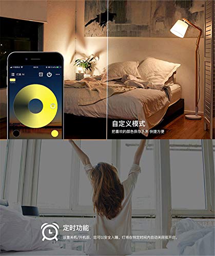 Bombilla Decorativa，Bombilla Led Bluetooth Bombilla De Luz Bluetooth Grupo De Tenis Bombilla De Luz Inteligente E27Led 4.5W