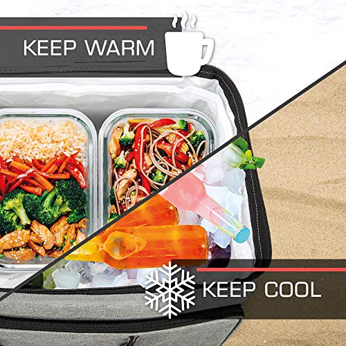 bomoe Nevera portátil IceBreezer KT43 - Bolsa térmica Comida y Bebida - Aprox. 43x32x28 cm - 38 litros - Nevera Coche - Bolsa Porta Alimentos isotérmica