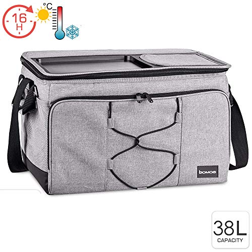 bomoe Nevera portátil IceBreezer KT43 - Bolsa térmica Comida y Bebida - Aprox. 43x32x28 cm - 38 litros - Nevera Coche - Bolsa Porta Alimentos isotérmica