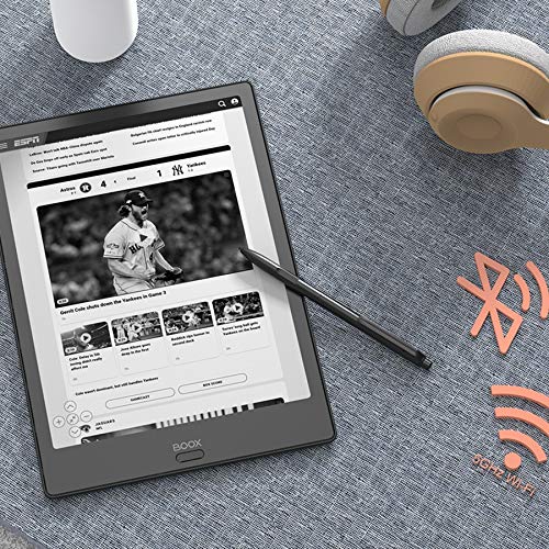 BOOX Note2 10.3" e-Book Tablet, Toque con Pluma Luz Integrada, Android 9.0 E-Ink 64GB, 4300mAh OTG BT WiFi