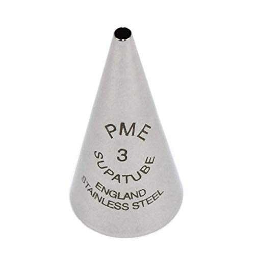 Boquilla para Escribir Supatubo de Acero Inoxidable sin Soldaduras PME Nº 3