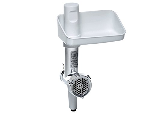 Bosch CreationLine MUM58K20 - Robot de cocina, 1000 W, recipiente de 3.9 litros + MUZ5FW1 - Picadora de carne eléctrica, accesorio para Robot de Cocina MUM5, plástico y acero inoxidable