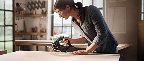 Bosch EasyCut 50 - Sierra (Tecnología NanoBlade, hoja de sierra, tapa protectora, protección contra astillas y maletín, 500 W)