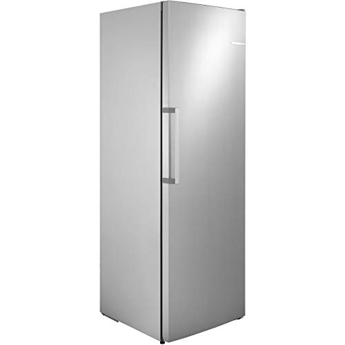 Bosch GSN33VL3P Independiente Vertical 225L A++ Acero inoxidable - Congelador (Vertical, 225 L, 20 kg/24h, SN-T, Sistema de descongelado, A++)