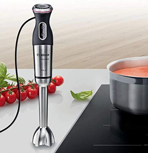 Bosch MaxoMixx MS8CM6160G Batidora de mano, 1000W - Negro/Acero inoxidable