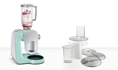Bosch MUM58020 CreationLine Robot de cocina con accesorios, 1000 W, color menta