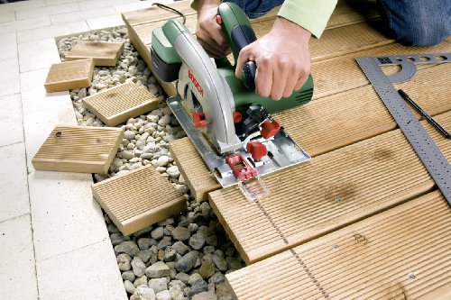 Bosch PKS 55 A - Sierra circular (disco de sierra, tope paralelo, caja de cartón, 5600 rpm, 1200 W)