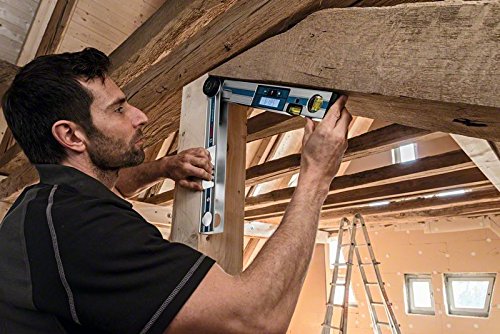 Bosch Professional Medidor digital de ángulos GAM 220 MF (cálculo de ángulos de inglete, margen de medición: 0 - 220º, longitud: 40 cm)
