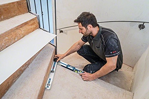 Bosch Professional Medidor digital de ángulos GAM 220 MF (cálculo de ángulos de inglete, margen de medición: 0 - 220º, longitud: 40 cm)