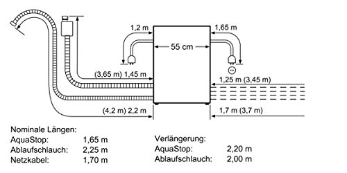 Bosch SKS50E32EU Serie 2 - Lavavajillas pequeño, A+, 174 kWh/año, capacidad de cubiertos: 6, tecnología ActiveWater, sensor de carga Decoración de metal.