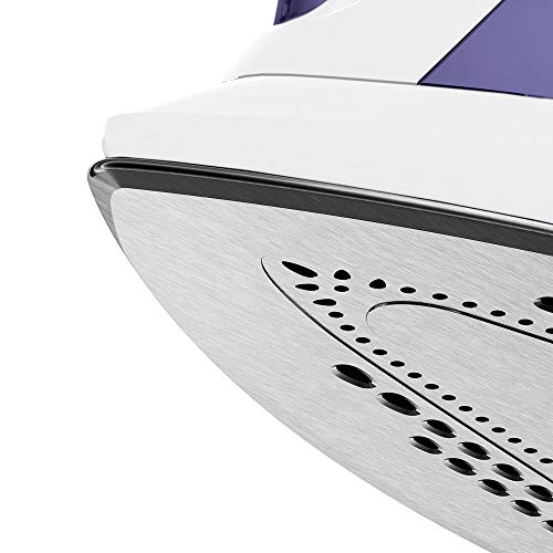 Bosch TDA5024010 Sensixx DA50 Plancha de vapor, 2400 W, 5.5 bares de presión, color morado y blanco