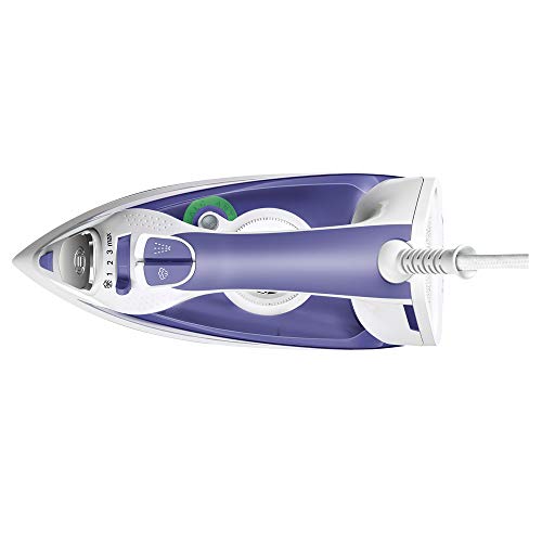 Bosch TDA5024010 Sensixx DA50 Plancha de vapor, 2400 W, 5.5 bares de presión, color morado y blanco