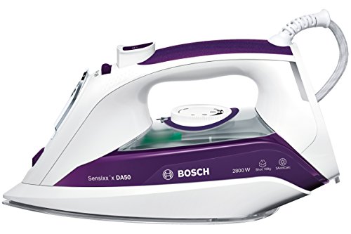 Bosch TDA5028020 Sensixx DA50 - Plancha de vapor, 2800 W, Color violeta y blanco