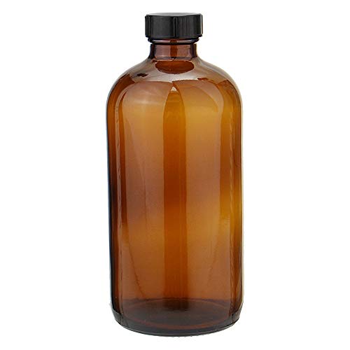 Botella Almacenamiento Botellas de Rociar Vaporizador Botella Ámbar con Gatillo Frasco de Vidrio para Aceites Esenciales Belleza Orgánica Baño Cocina Productos de Limpieza (2 Piezas 240ML) Viajar