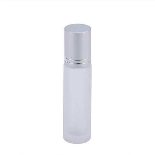 Botella De Almacenamiento 6pcs Botellas De Rodillo De Vidrio 10ml Botella De Bola De Rodillo Recargable Vacía Para Aceites Esenciales Perfumes Cosméticos Emulsión De Prensado Envases Cosméticos