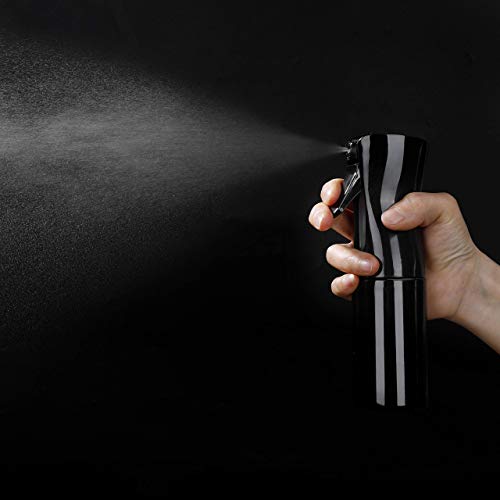 Botella Pulverizador Agua Peluqueria Fina Niebla Pulverizador Continuo Pulverizador Recargable Vacío spray Rizos pulverizar para Pelo Cara Plantas 160ml