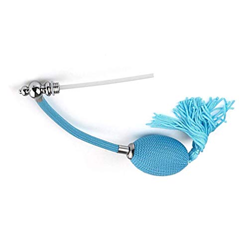 Botellas de perfume con vaporizador Accesorios Decorativos cristal Vintage Estilo Vidrio con Tubos Atomizador Aerosol Vintage atomizador recargable azul Spray Botella Pulverizador 100 ml