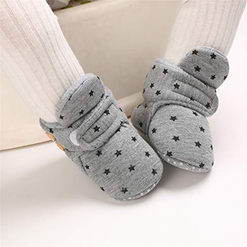 Botitas y Patucos para bebés, Lindo Dibujos Animados Invierno Animal Calentar Casa Antideslizante Suela Zapatillas Regalo para Bebés de 0 a 18 Meses