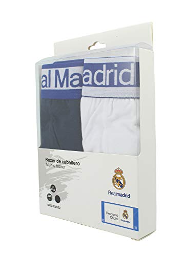 Boxer Hombre - Segunda Real Madrid - Producto Oficial - Set 2 Pares (L)