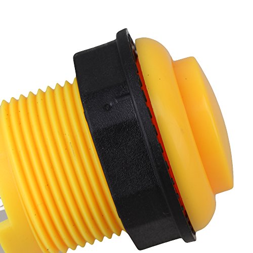 BQLZR cl¨¢sico de 28 mm ronda Arcade bot¨®n para Arcade Mame USB PC Joystick DIY paquete de 10