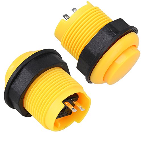 BQLZR cl¨¢sico de 28 mm ronda Arcade bot¨®n para Arcade Mame USB PC Joystick DIY paquete de 10
