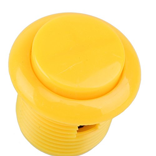 BQLZR cl¨¢sico de 28 mm ronda Arcade bot¨®n para Arcade Mame USB PC Joystick DIY paquete de 10