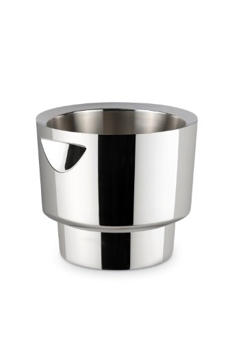 BRA Bella - Cubo de champán, de Doble Pared, 7 litros, Acero Inoxidable 18/10