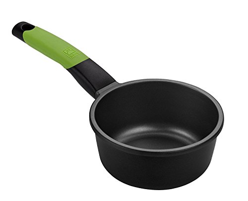 Bra Prior -  Batería de cocina 5 piezas de aluminio fundido con antiadherente sin PFOA. Apta para todo tipo de cocinas (Incluida inducción)