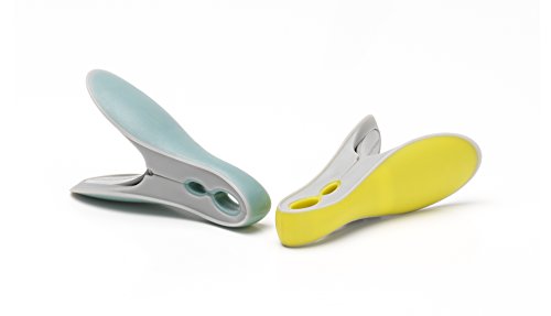 Brabantia 105425 Pinzas para Tender, Yellow/Mint,