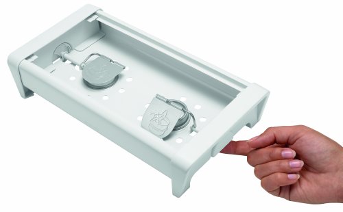 Brabantia 477164 - Calientaplatos de 2 Velas, Color Blanco