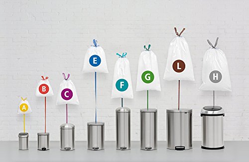 Brabantia - Bolsa de basura, plástico, 23-30 Liter (G) (120 Stuck)