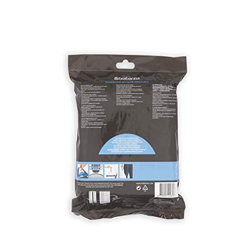 Brabantia Código O Dispensador de Bolsas de Basura 30 litros, Blanco