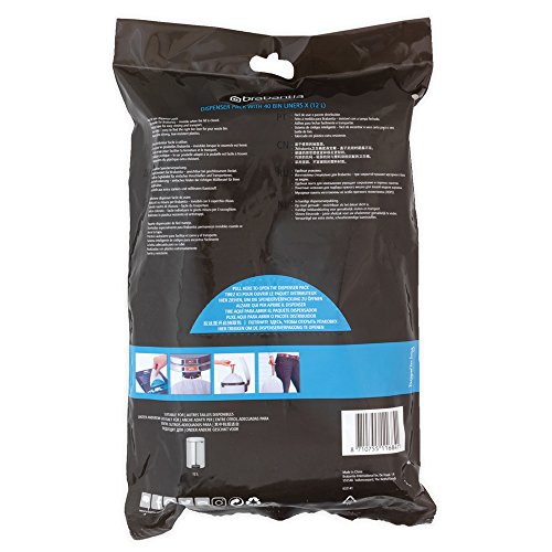 Brabantia Código X Bolsas de Basura Formato expendedor, Blanco, 10-12 L, 40 Unidades