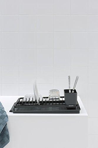 Brabantia Escurreplatos, Gris Oscuro, 49.2 x 38.6 x 14.2 cm