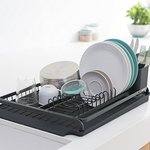 Brabantia Escurreplatos, Gris Oscuro, 49.2 x 38.6 x 14.2 cm