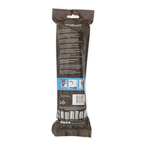 Brabantia Smartfix Slimline - Bolsas de basura (23 - 30 L) 6 Pack