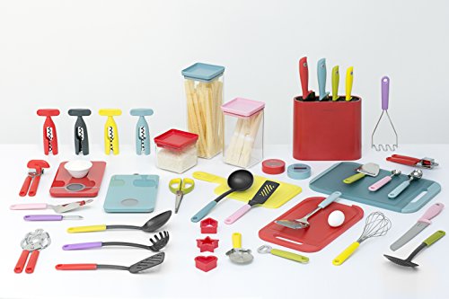 Brabantia Tasty Colours Cuchara para spaghetti, antiadherente, Nailon, Púrpura, 5x7.5x30.5 cm