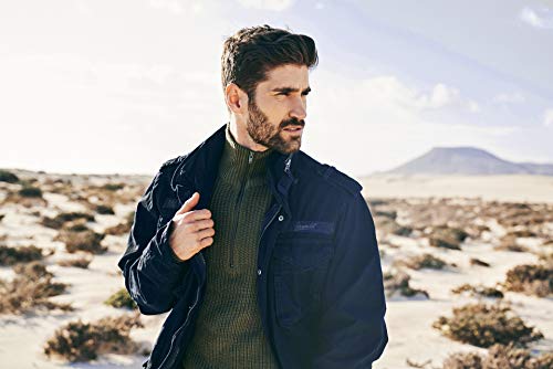 Brandit M-65 Giant Chaqueta, Azul (Navy), S para Hombre