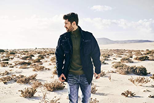 Brandit M-65 Giant Chaqueta, Azul (Navy), S para Hombre