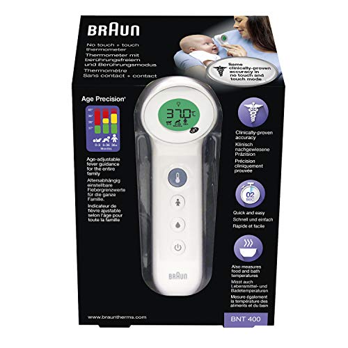 Braun Age Precision - Termómetro con función de con y sin contacto