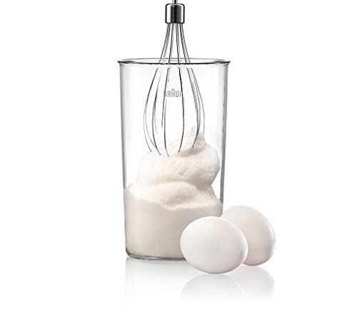 Braun Minipimer 5 MQ5137bk Sauce - Batidora de mano 750w, 21 velocidades, accesorio montanatas, pasapuré y picadora de 500 ml, vaso medidor 0,6 l, negro