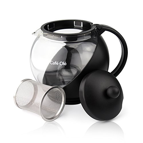 Bredemeijer - Tetera de cristal con filtro (1,20 L)