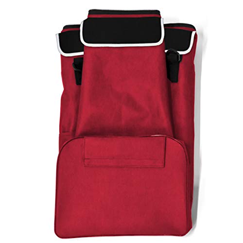 bremermann - Bolsa de Repuesto para Carro de la Compra BRINKUM y LEESTE (Rojo)