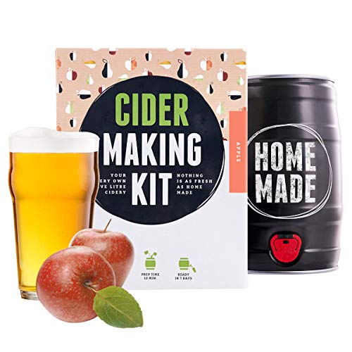 Brewbarrel - Kit de fabricación de Cedro de Manzana para Hacer Cider en casa, Listo en 7 días, Principiantes o como Regalo.
