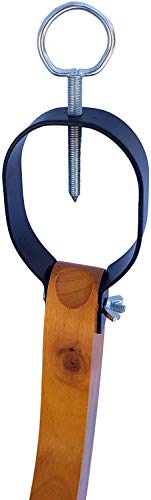 BRICOMIRAS JAMONERO Modelo HUELVA ECONÓMICO, Regalo Cuchillo + CHAIRA + CUBREJAMÓN Burdeos, Soporte JAMONERO Gondola Ideal para Uso DOMÉSTICO