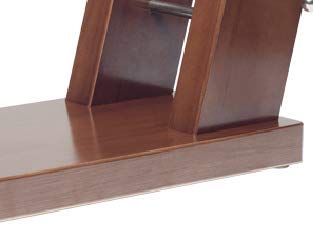 BRICOMIRAS JAMONERO Modelo Rioja Premium, Regalo Pinza Arcos + Cuchillo + CHAIRA + CUBREJAMÓN (Burdeos) + PAÑO, Soporte JAMONERO Ideal Uso DOMÉSTICO Y Profesional (Nogal)