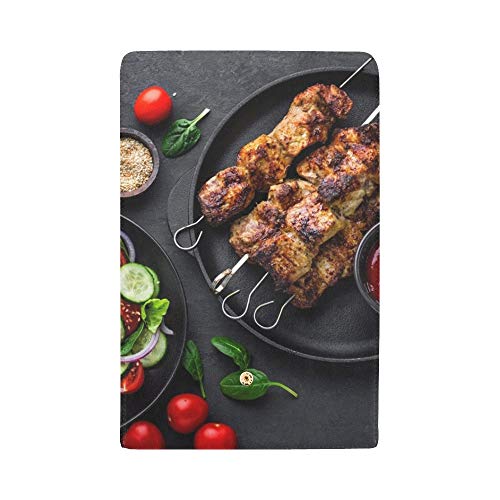 Brochetas de Carne a la Parrilla Personalizadas únicas Shish Kebab Mujeres sanas Monedero Triple Monedero Largo Portatarjetas de crédito Estuche Bolso